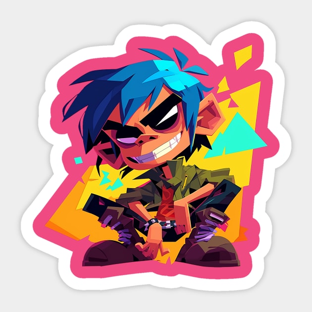 gorillaz Sticker by peterdoraki